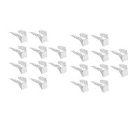 Giwnhvx 20 ganci per travetti da 2 x 6 cm, a doppia cesoia, per travetti e travetti