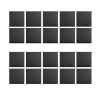 Giwnhvx 20 insonorizzati per pareti, acustici autoaderenti, 12 x 12 x 0,4 PB, per studio di registrazione, ufficio, casa, B