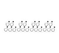Giwnhvx 20 interruttori momentanei a pulsante on off, 12 V 24 V, mini interruttore a pulsante