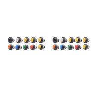 Giwnhvx 20 mini interruttori a 2 pin, 12 mm, 1 A, impermeabili, PBS-33B, 12 V, interruttore momentaneo a pulsante di ripristino, non bloccabile, PBS-33B