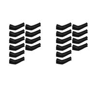 Giwnhvx 20 paia di manicotti rinfrescanti per braccia, protezione UV, per uomini e donne, per corsa, ciclismo, escursionismo, golf, colore nero