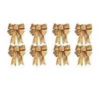 Giwnhvx 20 Pezzi Decorazione Albero di Natale Fiocchi Nastro 25 x 21 cm Ornamenti Natalizi