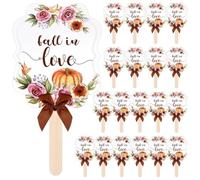 Giwnhvx 20 pezzi Ventagli di nozze per gli ospiti, favori di festa prematrimoniale, ventagli a mano per matrimonio matrimonio matrimonio decorazione festa ricevimento regalo per C