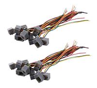Giwnhvx 20 pz 616E 4P4C RJ9 femmina adattatore del connettore del telefono W 4 fili 8cm