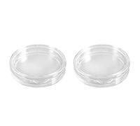 Giwnhvx 20 pz trasparente piccolo contenitore di plastica 18mm & 23mm