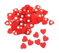 Giwnhvx 200 adesivi in legno a forma di cuore autoadesivi per san Valentino