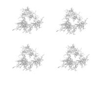 Giwnhvx 200 ganci pratici in acciaio al carbonio per pannelli forati, per garage, officina, garage, officina, vetrina, esposizione