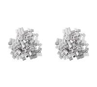 Giwnhvx 200 manicotti di crimpatura in alluminio per funi metalliche e cavi di diametro 3 mm