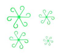 Giwnhvx 200 supporti per piante rampicanti, ganci per piante rampicanti, clip di supporto da giardino, per Alocasia Monstera, verde