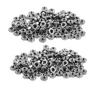 Giwnhvx 200Pcs M3 3mm Filettatura Femmina Esagonale Metallo Dado Fastener Argento