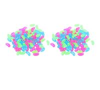 Giwnhvx 200pcs Mini Pezzo di Decorazione Falso Carino Caramelle Gelatina Miniatura Colorato Simulazione Plastica DIY