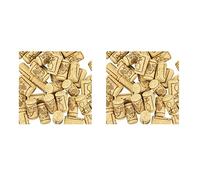 Giwnhvx 200X Tappi per Vino, Bottiglie di Vino Nel Sughero Nel Legno Sughero per Sughero Naturale Tappi per Vino Nel Legno per DIY, Decorazione E Hobby