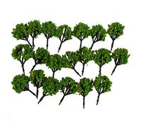 Giwnhvx 20pcs 2,8 Pollici di Moda Paesaggio Treno con Fiori Gialli Scala 1/100