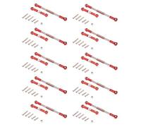 Giwnhvx 20X di Sterzo RC Set di Tiranti Sterzo nel Lega di Alluminio Lavorata Un CNC per Camion 1608T RC Rosso