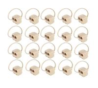 Giwnhvx 20X Rj11 6P4C Adattatore Jack Splitter per Presa Telefonica A 2 Vie Beige