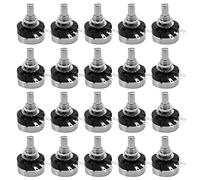Giwnhvx 20X Rotary Potenziometro in Carbonio con Diametro con Manopola, RV24YN 20S B103 10K Ohm