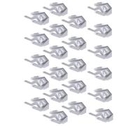Giwnhvx 22 Pezzi Ganci Adesivi per Cappello Da Parete per Cappelli da Baseball, Organizzatore di Cappello Minimalista, Supporto Display per Porta A Parete Bianco