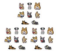 Giwnhvx 24 patch di cane carino per indumenti, toppa ricamo distintivo, da cucire su applique di decorazione ricamate per abbigliamento