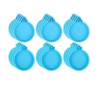 Giwnhvx 24 stampi in resina 2 stili rotondi in silicone ePoxy, stampi per stampaggio con corda, stampo per ornamento di Natale (blu)
