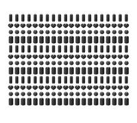 Giwnhvx 240 Pezzi Etichette nel Alluminio per Stampaggio di Etichette Grezze per L'Incisione di Dischi Vuoti Rettangolari Rotondi un Forma di Cuore per La Creazione di Gioielli