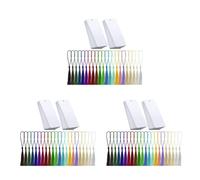 Giwnhvx 240 segnalibri vuoti in cartoncino con 240 nappe colorate, segnalibri di carta per progetti fai da te in classe