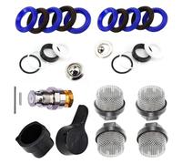 Giwnhvx 246385 Filtro di Ingresso Tubo e 244194 235014 Set Valvola di Scarico SprayValve per Riparazione Pompa 390 395 490 495 595