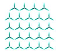 Giwnhvx 24PCS 51466 V2 FPV 5 Pollici 3 Pale Droni Eliche per FPV RC Racing Drone A