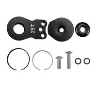 Giwnhvx 25T Servosterzo Servo Braccio Horn 3 Foro per RC Crawler Car Large Torque Digital Servo Aggiornamento Parti Nero