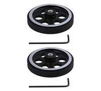 Giwnhvx 2pcs 200X6mm Industriale Gomma di Alluminio di Misura Rotante Encoder Meter Wheel