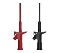 Giwnhvx 2pcs Gancio di prova Morsetto Sonda di prova flessibile ad alta tensione isolata professionale presa banana 4 mm