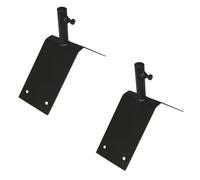 Giwnhvx 2PCS Heavy Duty banderuola tetto staffa segnavento piastra di montaggio stazione meteo installazione tetto è adatto facile installare
