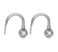 Giwnhvx 2PZ / Set Ganci per Gancio per Tende per Tende Ganci per Muro nel per Uso Domestico Portatile Ganci per Tende per Tende Decorazione Bianca