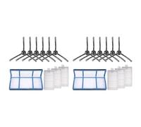 Giwnhvx 2Set Kit di Accessori di Ricambio per V3 V3S V5 V5S V5S Pro Filtro Aspirapolvere Robot Pro Filtro Aspirapolvere Robot Spazzole Laterali