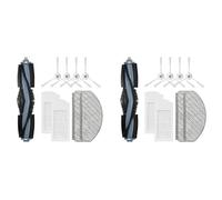 Giwnhvx 2Set per T10 PLUS Robot Aspirapolvere di Ricambio Pezzi di Ricambio Principale Laterale Filtro Hepa Mop Rag