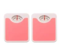 Giwnhvx 2X 1:12 Scala Miniatura Pesare Scala Bambole Casa Accessori Rosa