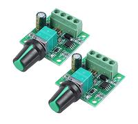 Giwnhvx 2X 1.8v 3v 5v 6v 7.2v 12v 2A 30W DC Motor Speed Controller (PWM) 1803BK interruttore driver regolabile