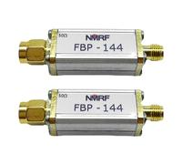 Giwnhvx 2X 144MHz 2M Banda Passa Filtro Passa Banda Filtro SMA Interfaccia Larghezza di banda per Ricevitore RFID