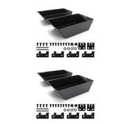 Giwnhvx 2X 2011-5 RC Bait Boat Spare Parts Accessori Doppio Silo Migliorati per il 2011-5 Bait Boat, Nero