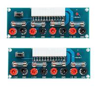 Giwnhvx 2X 24 pin Atx Benchtop Board Computer Pc Alimentazione Modulo Adattatore Breakout