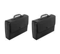 Giwnhvx 2X 26 Griglie Organi Borsa Portatile A4 Multi-Layer Cartella di File per Studenti di Ufficio con Grande Capacità Porta Carta di Prova