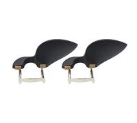 Giwnhvx 2X 3/4 4/4 Violin Chin Rest Chinrest Wood con Staffa Standard Nera