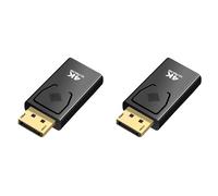 Giwnhvx 2X Adattatore Video 4K DP a, Displayport a, Convertitore di Monitor Del Computer TV per PC TV