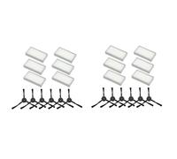 Giwnhvx 2X adatto per spazzare robot accessori V3 V3S V5 V5S Pro spazzola laterale HEPA filtro schermo