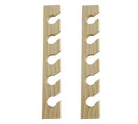 Giwnhvx 2X Appendiabiti in Legno per Cappellino da Baseball, Decorazione Per Interni, Organizzatore in Legno Poco Ingombrante con Mensola Display Colore Legno