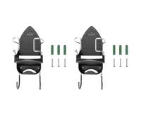 Giwnhvx 2X Appendiabiti per da Stiro Supporto per Elettrico Supporto per E Asse da Stiro Scaffale per Riporre Gli Oggetti con Ganci Rimovibili -1
