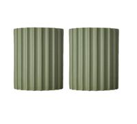 Giwnhvx 2X Applique da Parete per Camera da Letto Corridoio D'Ingresso Domestico Lampada da Soggiorno Lampada da Parete In Resina Lampada da Parete per Interni Lampada da Comodino (Verde)