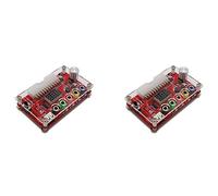 Giwnhvx 2X ATX 24Pin Power Breakout Board con ADJ manopola di tensione regolabile e kit guscio acrilico regolatore di tensione