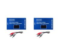 Giwnhvx 2X BC-4S15D Batteria Lipo Lipo Lion Bilancia Caricatore Detettore di Tensione LCD Display Digitale Bilancia Caricabatterie per Batteria RC