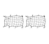 Giwnhvx 2X Camping Wagon Net Elastico Copertura Net con Clip Pieghevole Trolley Bagagli Carrello Spiaggia Corda Accessori