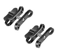 Giwnhvx 2X CNC farfalla Clip Diving morsetto luce connettore palla Mount treppiede adattatore per Go Pro 7 Sport SLR fotocamere